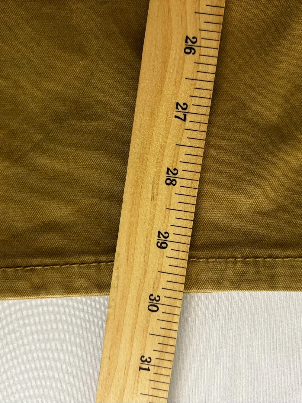 Levi’s 514 Men’s Straight Fit Stretch Jeans W33 L30 Mustard Brown Tan